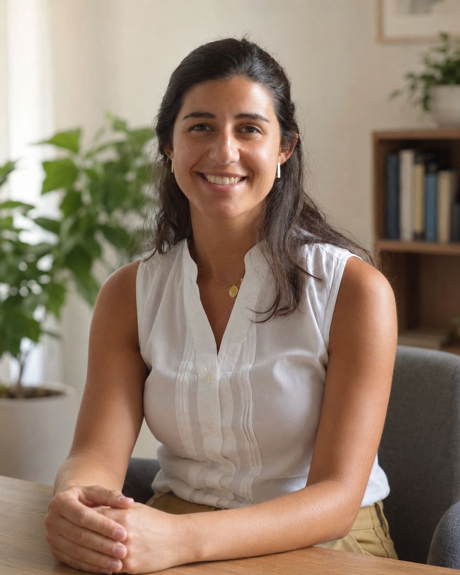 Blanca Estrán en su consulta